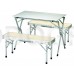 Туристический складной стол со стульями KK8FN0101 ROLL TABLE BENCH SET